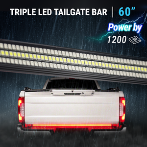 Red Brake/Amber Turn Signal 60&quot; <strong>Led</strong> Tailgate Light Bar Strip Redline Triple <strong>LED</strong> Tail Light for Dodge Ram Truck RV SUV Pickup 48' - Product Image 6