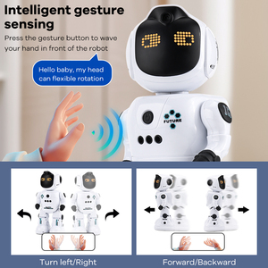 Gesten erkennung Interaktives intelligentes RC-Roboters pielzeug Programmier bares One-Key-Demo-Fernbedienung roboters pielzeug mit Gesang und Tanz - Product Image 3
