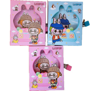 HY2 2025 New Labubu Password <strong>Notebook</strong> Cute Bubble Mart <strong>Notebook</strong> <strong>with</strong> <strong>Lock</strong> <strong>Notepad</strong> - Product Image 6