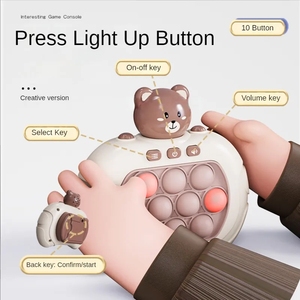 Quick Push Game Console Electronic Pop <strong>It</strong> Game Quick Push Toys <strong>Light</strong> <strong>up</strong> Pop <strong>It</strong> Pro Fast Push Puzzle Game 2023 New Gifts for Kids - Product Image 5