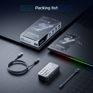 Plextone GS1 <strong>Ethernet</strong> Hub <strong>6</strong> in 1 Type-C Hub Tablet Converter Docking Station RJ45 <strong>Ethernet</strong> Cable to 3.5mm 100W PD Charging Port - Product Image 4