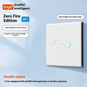 Xiaozhi Smart Switch Factory Direct Voice Remote <strong>Control</strong> Supports Dual Multi-<strong>Control</strong> Single Zero Fire OLED Zigbee Android Bar