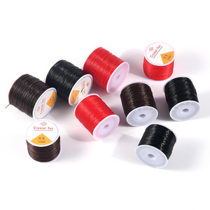 3 uds 100M hilo elástico de seda de pez cilíndrico DIY Cadena de cuentas hilo de cristal colorido joyería cadena accesorios de cuentas - Product Image 2