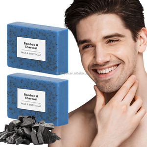 Nhiều mùi hương làm bằng tay chà xà phòng than đu đủ chanh nghệ tẩy tế bào chết Xà phòng thanh cho khuôn mặt cơ thể - Product Image 2