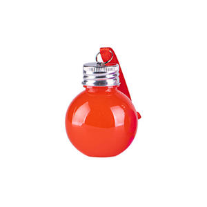 Portable <strong>Unique</strong> Shaped Pet Plastic Flat Round <strong>Juice</strong> Drinking Spherical Bottle Christmas Bottle - Product Image 1