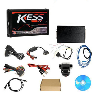 Kess V2 V5.017 EU versión SW V2.8 herramienta de lector de código en línea PCB rojo 140 protocolos soporte alimentado por batería sin token coches limitados - Product Image 5