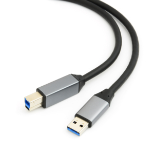 USB3.0ประเภทตัวผู้ไปยัง B ตัวผู้สีดำ am ถึง BM สายข้อมูลเครื่องพิมพ์1เมตรสำหรับการสแกนคอมพิวเตอร์และการชาร์จ - Product Image 1