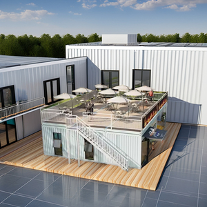 Luxury Operable Restaurants and Shops Low-<strong>Cost</strong> Mobile Prefabricated Container Houses and Modular Cafe for Urban <strong>Use</strong> - Product Image 4