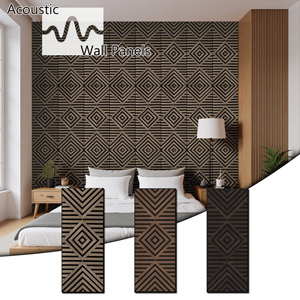 توريد المصنع الانتهاء من الخشب الزخرفية مقاومة الطقس Akupanels مجلس استوديو لوحات الصوتية للمنزل مكتب الاستوديو - Product Image 1