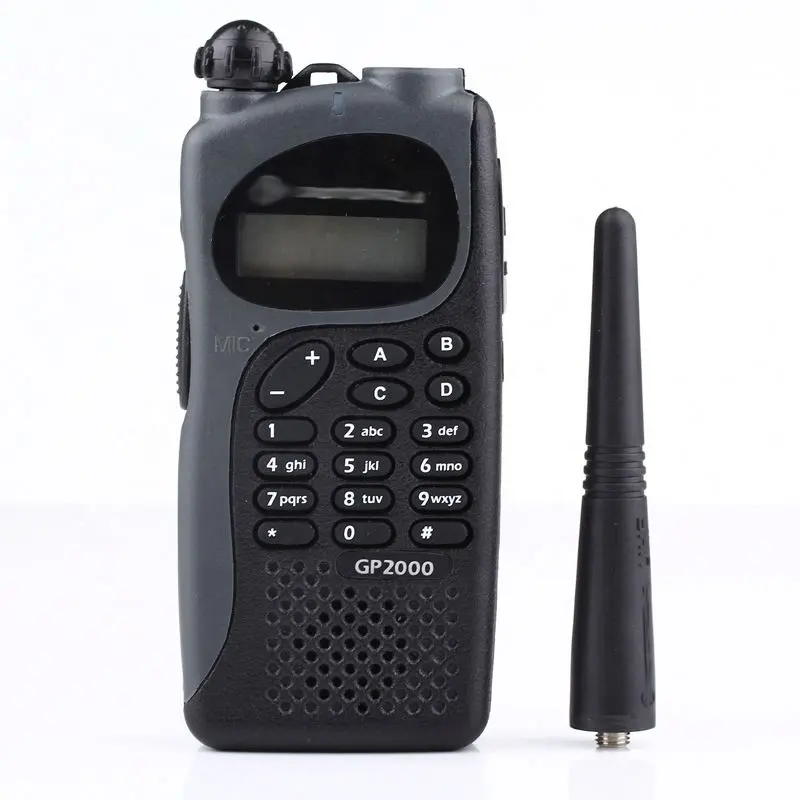 Dua Cara Radio UHF/VHF 136-174/400-480 M Hz Walkie Talkie Gp2000 Daya Tinggi Genggam komunikasi Nirkabel