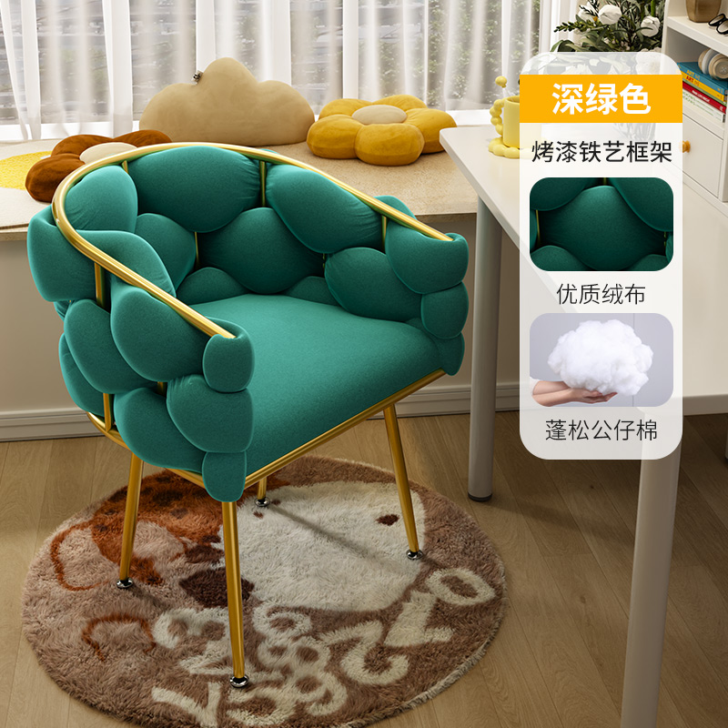 Dark green-filled high quality doll cotton