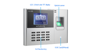 Empleados Máquina biométrica Registradora de tiempo de huellas dactilares Máquina DE ASISTENCIA DE TIEMPO biométrico de huellas dactilares - Product Image 3