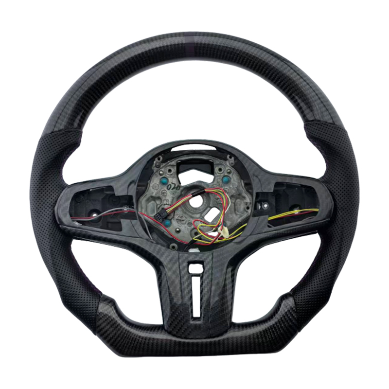 G30 เครื่องทำความร้อน + คาร์บอนไฟเบอร์ + หนัง + เย็บลายสีม่วง