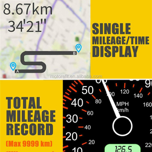 RTS GPS Speedometer 5.5&quot;GPS Large Screen Speedometer <strong>MPH</strong> <strong>KM</strong>/h Mileage Alarm Clock Head up Display Speed Car Alarm System - Product Image 6