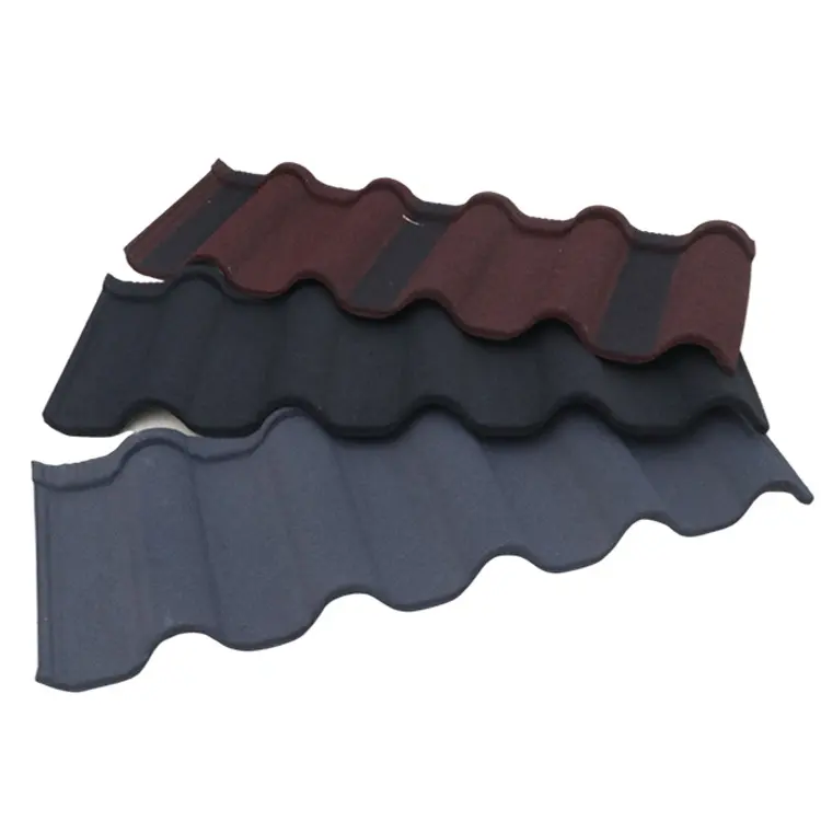 High Quality Low Price Solar Tiles For Roof Stone Coated Metal Roof Tile Asphalt Shingles Roof Tiles