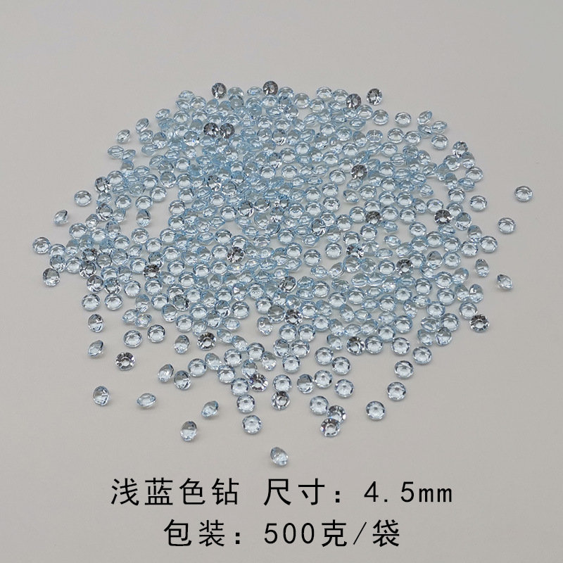 Diamante azul claro, 4,5 mm