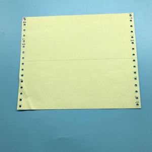 Papel continuo sin carbón para impresora de matriz de puntos Papel de impresión de computadora Azul