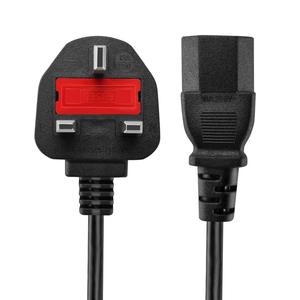 14 16 18AWG 1M 1.2M 1.8M 2M 5M C5 C7 C13 İngiltere 3 Pin prong AC güç kablosu PVC madencilik için - Product Image 6