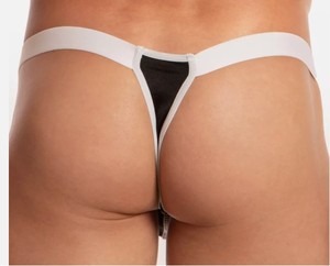 OEM/ODM Hombres Striker Tanga Ropa interior sexy Low-Rise con forma de V Volver Bikini Calzoncillos Nylon Imprimir G-String y Boxer - Product Image 2
