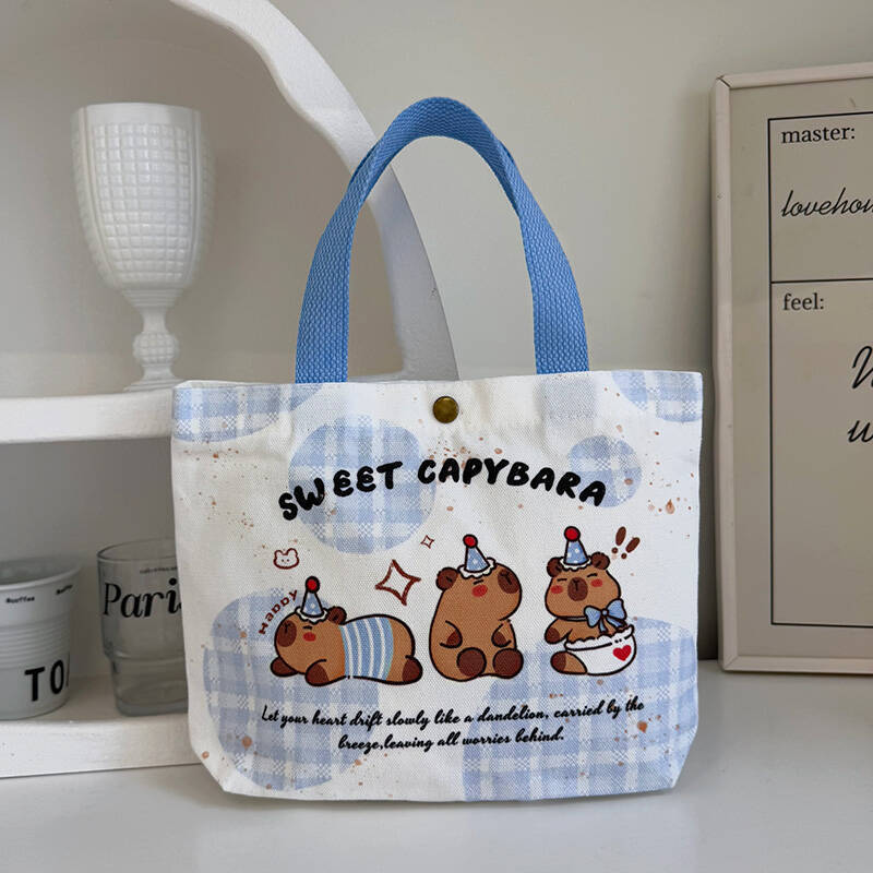 Capybara doux rêve-blanc