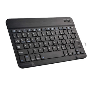 Universal 7 8 9 pulgadas 10 pulgadas Ultra-Delgado teclado inalámbrico para ipad de teléfono con paquete - Product Image 1