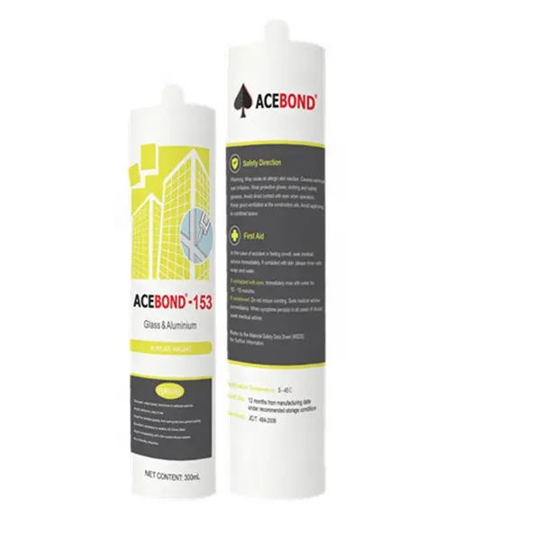 ACEBOND ACE-153ซีรี่ส์วัสดุก่อสร้างอะคริลิคกาวทนน้ำซิลิโคนซีลแลนท์