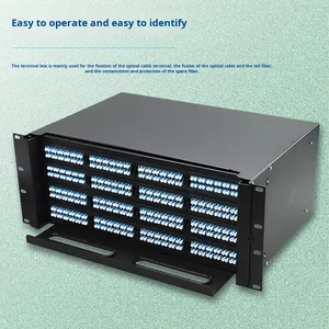 Yüksek yoğunluklu 4U Pull-Out MPO tam 384 çekirdekli LC tek modlu telekom sınıfı Pigtail modülü, FTTH ağ <span class=keywords><strong>IP</strong></span> için ayarlandı - Product Image 3