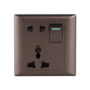 Enchufe de interruptor DN EN EL SUR DE Asia, Panel de enchufe inteligente, enchufe de 7 pines multifunción de plástico eléctrico - Product Image 4