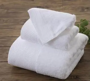 Cheap price 100% Cotton Hotel Embroidered Hand Towel Hotel White Bath Towels Face Towel for sale