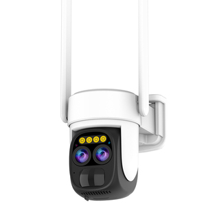 Солнечная система безопасности 4MP зум уличная Wi-Fi камера обнаружения 10000mAh батарея камера PTZ двойной объектив wifi камера - Product Image 2