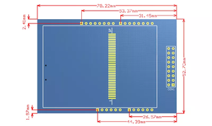 2.8 pollici 320x240 Display HX8347 modulo Touch Screen Driver con SD Card Socket