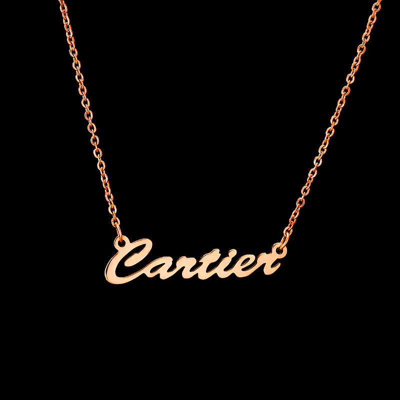 Collier en or rose