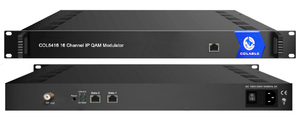 <strong>Digital</strong> Cable Tv System IP QAM Modulator with Scrambling CAS/<strong>SMS</strong> Software 16/64/256 QAM RF Out Catv Modulator COL5416 - Product Image 2