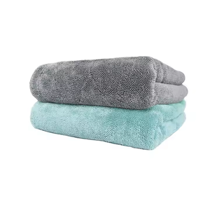 Large Size <strong>Dual</strong>-Pile Twist Loop Microfiber Car Drying <strong>Towels</strong> 70/30 Blend Two Colors Quick-Dry Strong Water Absorption Ability - Product Image 6