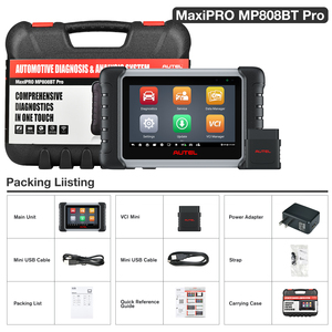MaxiPRO MP808BT PRO Android Bi-Directional OE-<strong>Level</strong> Autel Diagnostic Tool OBD2 Scanner Advanced ECU <strong>Coding</strong> As MS906BT MK906 Pro - Product Image 6