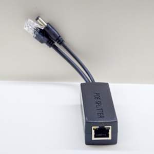 Adaptador de escritorio Splitter DC 48V Entrada 12V 1.2A Salida WiFi Adaptador Ethernet PoE Splitter para cámara IP - Product Image 2