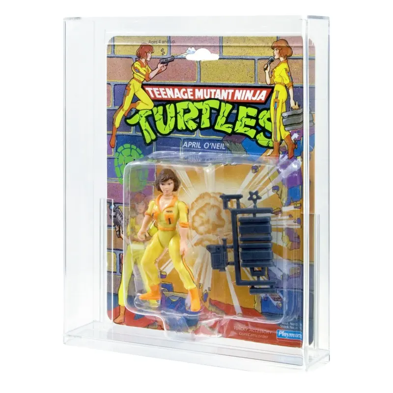 Custom TMNT cardato Action Figure scatola acrilica Mutant Ninja Turtles Playmates vetrina acrilica