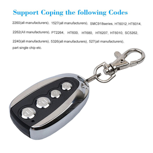 433Mhz codice fisso duplicatore remoto porta Garage apriscatole telecomando elettrico faccia a faccia auto cancello trasmettitore più recente - Product Image 4