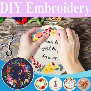 パターンと説明付き刺Embroideryスターターキットクロスステッチセット手作り縫製刺embroideryキットアートワーク - Product Image 3