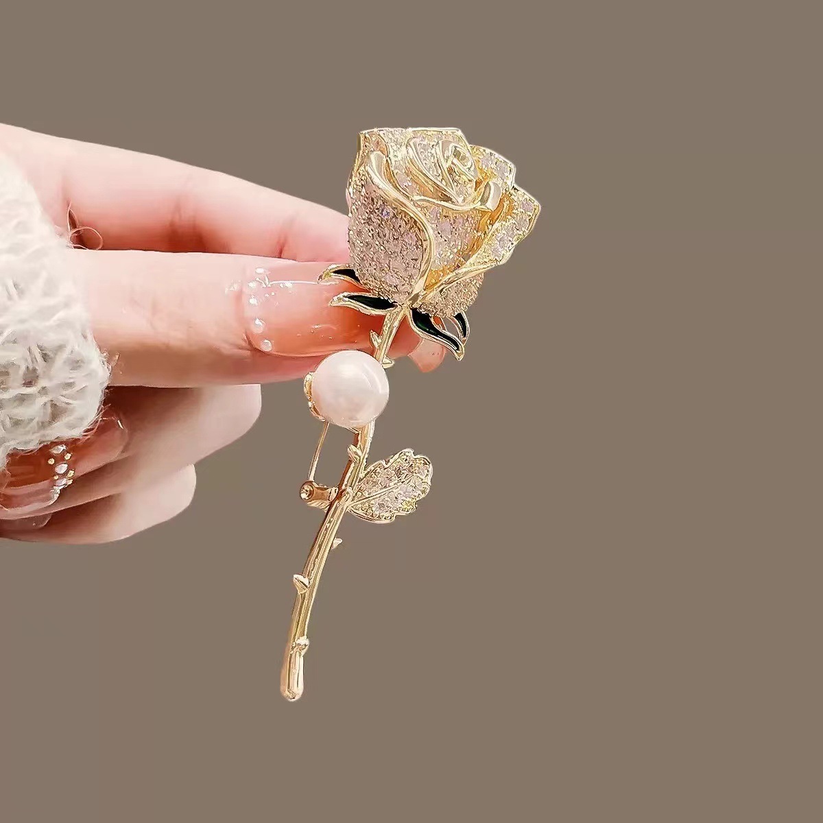 Big golden rose