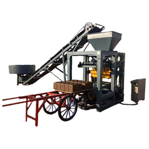 <strong>Libya</strong> Brick <strong>Machine</strong> QT4-24 Economical Fly Ash Semi Automatic Manual Building Block Brick Making <strong>Machine</strong> <strong>in</strong> Uganda Sudan Ghana - Product Image 1