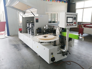 Yarı otomatik ahşap kenar bantlama makinesi yapıştırma ile, uç kesme, güzel süsleme, hurda ve parlatma - Product Image 6
