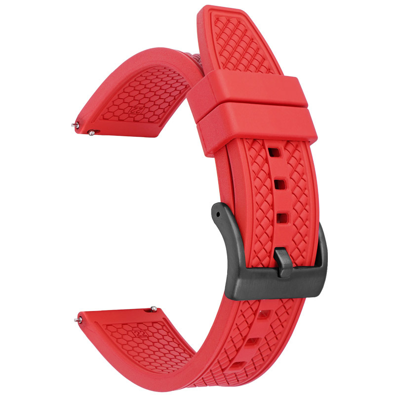 Red black buckle