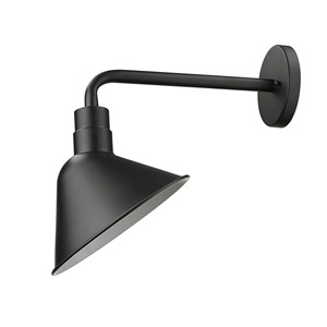 Hmsフラー1ライトマットブラックウォールライト - Product Image 2