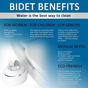 超スリムで薄いデュアルウォッシュノズル便座アタッチメント安い非電気機械式床取り付けビデ