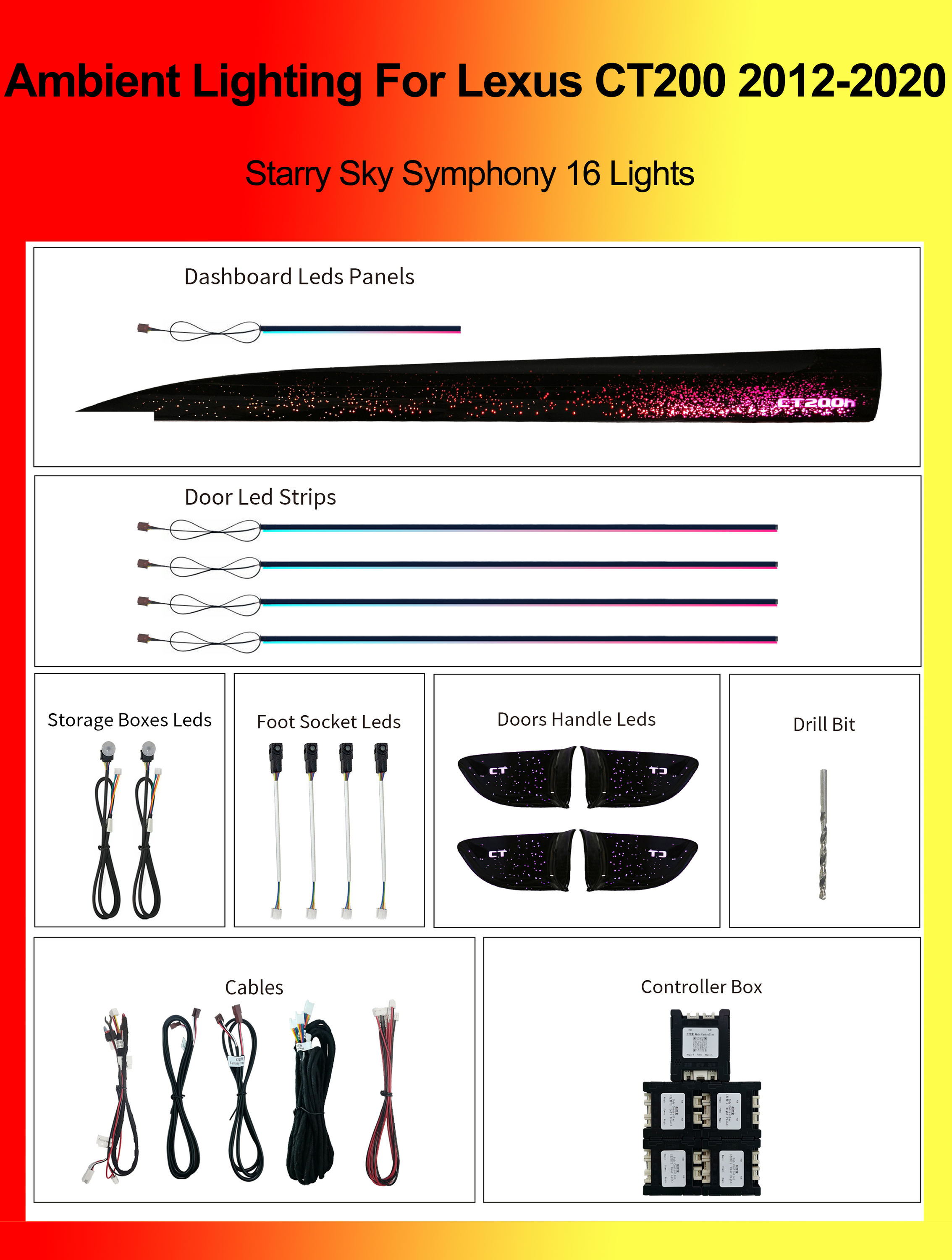 Starry Sky Symphony 16 Lights