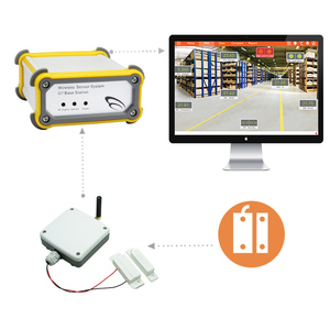 z-wave无线安装门触点传感器智能报警的家庭安全系统