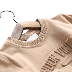 Tùy Chỉnh 100% Bông 3D Nổi Crewneck Áo Thêu Mùa Đông Áo Với Mô Hình Rắn - Product Image 4