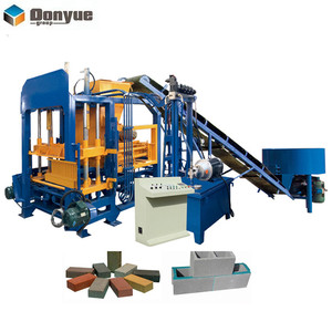 Máquina de QT4-15 de bloques de enclavamiento automático, carro para pavimentación y construcción, lista de precios de Tailandia - Product Image 3
