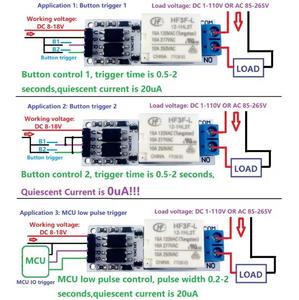 LR12A01 modulo relè di chiusura magnetica autobloccante Flip-Flop DC 5V 12V 24V scheda interruttore bistabllatch per Arduino ESP32 - Product Image 6